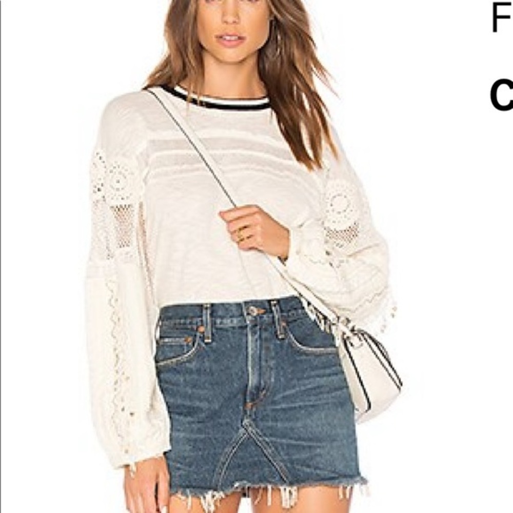 Free people XS Sweater white